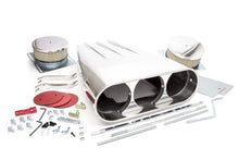 Load image into Gallery viewer, Racing Power Company Streetscoop Polished Finned Dual 4 Barrel