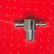 Load image into Gallery viewer, Racing Power Company T Fitting 1/2in Aluminum Chrome