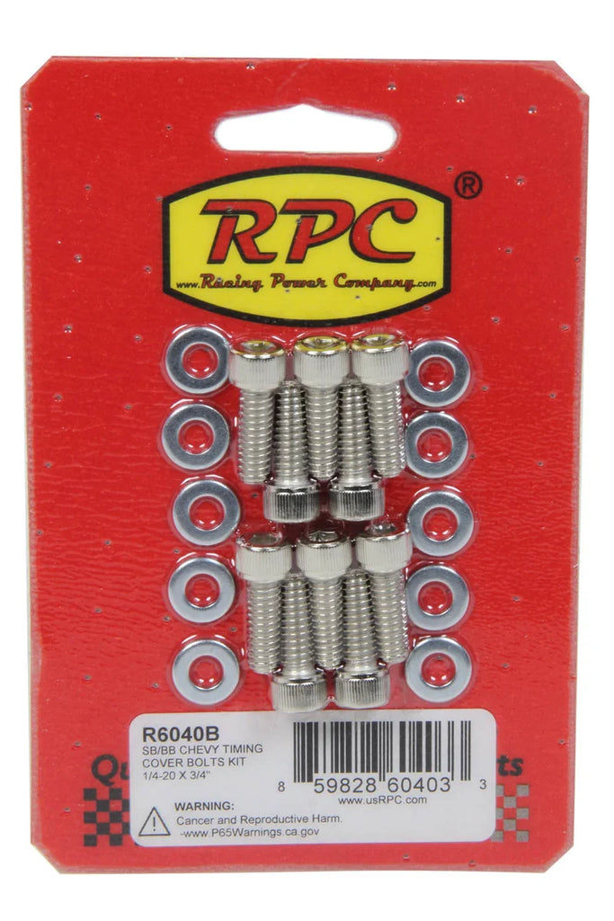 Racing Power Company Timing Chain Cover Bolts -10
