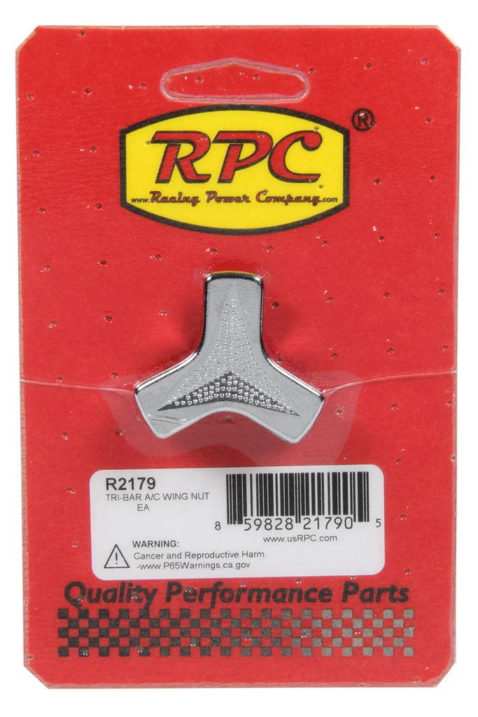 Racing Power Company Tri-Bar A/C Wing Nut