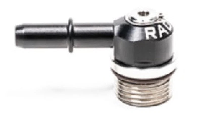 Radium 10AN ORB Swivel Banjo to 3/8in SAE Male Fitting - Side View