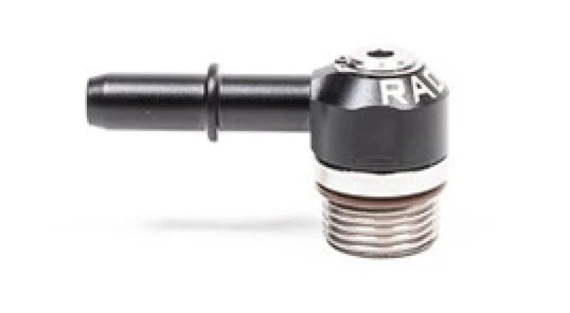 Radium 8AN ORB Swivel Banjo to 3/8in SAE Male - Side View