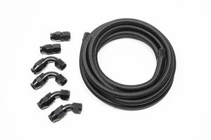 Radium Engineering 10AN Universal PTFE Hose Kit - Black - Main Product View