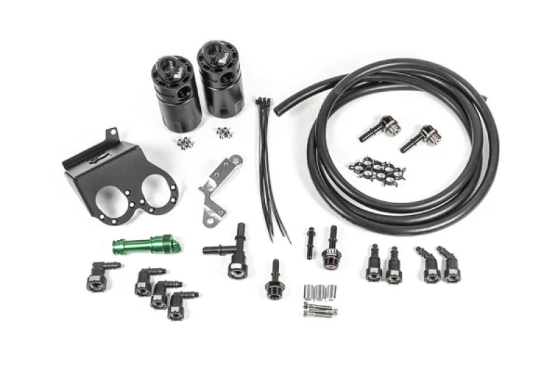 Radium Engineering 15-19 Corvette Z06 Dual Catch Can Kit Fluid Lock - Main Product View
