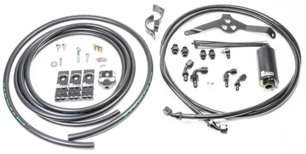 Radium 08-21 Subaru Fuel Hanger Plumbing Kit - Microglass - Side View