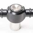 Load image into Gallery viewer, Radium Nissan RB26DETT Intake or Exhaust 16mm SAE Male Double Banjo Press-Fit - Side View