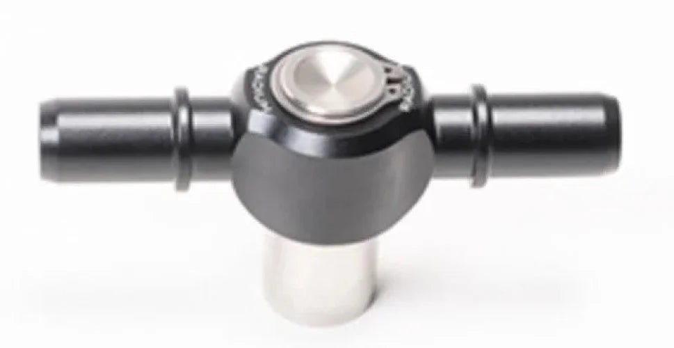 Radium Nissan RB26DETT Intake or Exhaust 16mm SAE Male Double Banjo Press-Fit - Side View