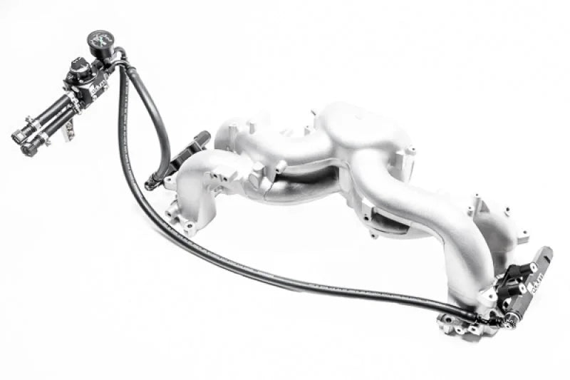 Radium Engineering Subaru EJ Engines Fuel Rail Plumbing - Parallel - Side View