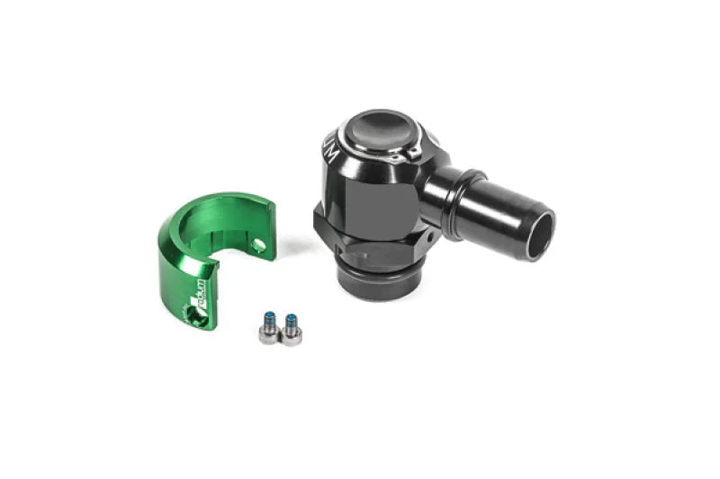 Radium Engineering v2 Quick Connect 19mm Male To 16mm SAE Male 90 Degree