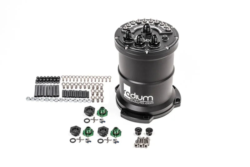 Radium Multi-Pump Fuel Surge Tank Fits Bosch BR540 / Deatschwerks DW400 (Pumps Not Included) - Main Product View