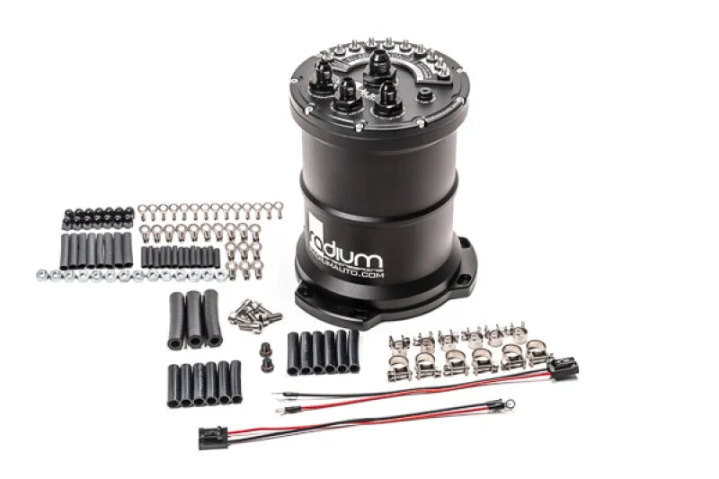 Radium Multi-Pump Fuel Surge Tank Fits Walbro GSS342 / AEM 50-1200 / DW4 (Pumps Not Included) - Main Product View
