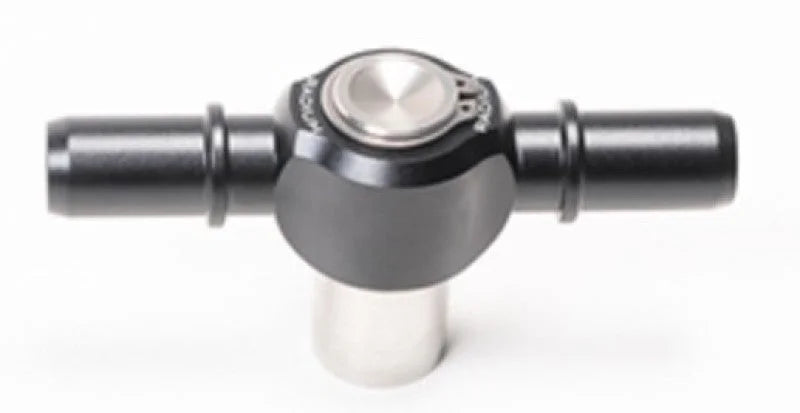 Radium Nissan RB26DETT Intake or Exhaust 16mm SAE Male Double Banjo Press-Fit - Side View