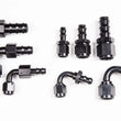 Load image into Gallery viewer, Radium Pushlok Hose End 10AN 60deg - Side View