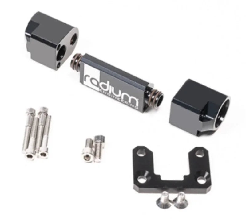 Radium Split-Flow Flex Fuel Sensor Adapter - Side View