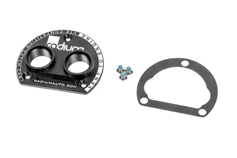 Radium VTA to VTE Competition Catch Can Adapter - 10AN Orb Ports - Main Product View