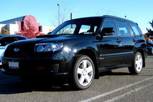 Load image into Gallery viewer, Rally Armor 03-08 Subaru Forester Basic Black Mud Flap w/ Black Logo - Side View