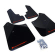 Load image into Gallery viewer, Rally Armor 03-08 Subaru Forester Black UR Mud Flap w/ Red Logo - Main Product View