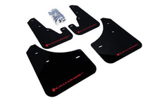 Load image into Gallery viewer, Rally Armor 04-09 Mazda3/Speed3 Basic Black Mud Flap w/ Black Logo - Side View