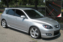 Load image into Gallery viewer, Rally Armor 04-09 Mazda3/Speed3 Black UR Mud Flap w/ Blue Logo - Side View