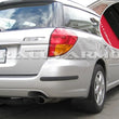 Load image into Gallery viewer, Rally Armor 05-09 Subaru Legacy / Outback Black UR Mud Flap w/Grey Logo - Side View