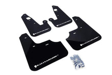 Load image into Gallery viewer, Rally Armor 07-17 Mitsubishi Lancer Basic Black Mud Flap w/ Black Logo - Side View