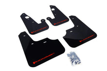 Load image into Gallery viewer, Rally Armor 07-17 Mitsubishi Lancer Black UR Mud Flap w/ Red Logo - Main Product View