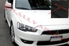 Load image into Gallery viewer, Rally Armor 07-17 Mitsubishi Lancer Black UR Mud Flap w/ Red Logo - Side View