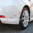 Load image into Gallery viewer, Rally Armor 08-10 Subaru WRX / 08-11 Impreza 2.5i (Hatch/Sedan) Black UR Mud Flap w/Red Logo - Side View