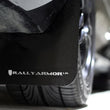 Load image into Gallery viewer, Rally Armor 08-10 Subaru WRX / 08-11 Impreza 2.5i (Hatch/Sedan) Black UR Mud Flap w/White Logo - Side View