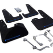 Load image into Gallery viewer, Rally Armor 08-11 Subaru STI (Hatch Only) / 11-14 WRX (Hatch Only) Black UR Mud Flap w/Blue Logo - Main Product View