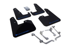 Load image into Gallery viewer, Rally Armor 08-11 Subaru STI (Hatch Only) / 11-14 WRX (Hatch Only) Black UR Mud Flap w/Blue Logo - Main Product View