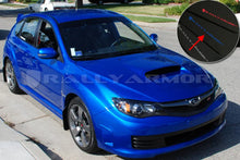 Load image into Gallery viewer, Rally Armor 08-11 Subaru STI (Hatch Only) / 11-14 WRX (Hatch Only) Black UR Mud Flap w/Blue Logo - Side View