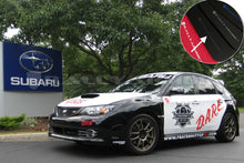 Load image into Gallery viewer, Rally Armor 08-11 Subaru STI (Hatch Only) / 11-14 WRX (Hatch Only) Black UR Mud Flap w/Grey Logo - Side View