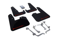 Load image into Gallery viewer, Rally Armor 08-11 Subaru STI (Hatch Only) / 11-14 WRX (Hatch Only) Black UR Mud Flap w/Red Logo - Main Product View