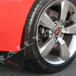 Load image into Gallery viewer, Rally Armor 08-11 Subaru STI (Hatch Only) / 11-14 WRX (Hatch Only) Black UR Mud Flap w/Red Logo - Installation View