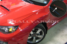 Load image into Gallery viewer, Rally Armor 08-11 Subaru STI (Hatch Only) / 11-14 WRX (Hatch Only) Black UR Mud Flap w/Red Logo - Additional View 5