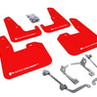 Load image into Gallery viewer, Rally Armor 08-11 Subaru STI (Hatch Only) / 11-14 WRX (Hatch Only) Red UR Mud Flap w/White Logo - Main Product View