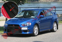 Load image into Gallery viewer, Rally Armor 08-17 Mitsubishi EVO X Black UR Mud Flap w/ Grey Logo - Side View