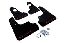 Load image into Gallery viewer, Rally Armor 08-17 Mitsubishi EVO X Black UR Mud Flap w/ Red Logo - Main Product View