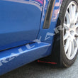 Load image into Gallery viewer, Rally Armor 08-17 Mitsubishi EVO X Black UR Mud Flap w/ Red Logo - Side View