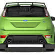 Load image into Gallery viewer, Rally Armor 09-11 Ford Focus MK2 RS Black UR Mud Flap Red Logo - Detail View