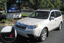 Load image into Gallery viewer, Rally Armor 09-13 Subaru Forester Black UR Mud Flap w/ White Logo - Side View