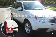 Load image into Gallery viewer, Rally Armor 09-13 Subaru Forester Red UR Mud Flap w/ White Logo - Side View