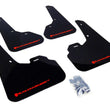 Load image into Gallery viewer, Rally Armor 10-13 Mazda3/Speed3 (Hatch/Sedan) Black UR Mud Flap w/Red Logo - Main Product View