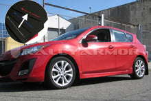 Load image into Gallery viewer, Rally Armor 10-13 Mazda3/Speed3 (Hatch/Sedan) Black UR Mud Flap w/Red Logo - Side View