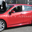 Load image into Gallery viewer, Rally Armor 10-13 Mazda3/Speed3 (Hatch/Sedan) Black UR Mud Flap w/White Logo - Side View