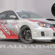 Load image into Gallery viewer, Rally Armor 11-14 Subaru WRX/STI (Sedan Only) Black UR Mud Flap w/Blue Logo - Side View