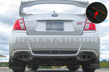 Load image into Gallery viewer, Rally Armor 11-14 Subaru WRX/STI (Sedan Only) Black UR Mud Flap w/Red Logo - Side View