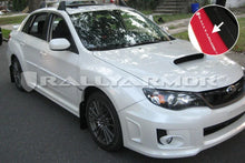 Load image into Gallery viewer, Rally Armor 11-14 Subaru WRX/STI (Sedan Only) Red UR Mud Flap w/White Logo - Side View