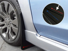 Load image into Gallery viewer, Rally Armor 12-16 Subaru Impreza 4D/5D Black UR Mud Flap w/Red Logo - Side View